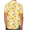 Men's Button Down Short Sleeve Shirt - Dole Whip It!