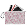 Canvas Zip Pouch - Marie with her Pink Bow