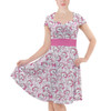 Sweetheart Midi Dress - Marie with her Pink Bow