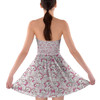 Sweetheart Strapless Skater Dress - Marie with her Pink Bow