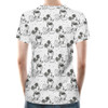 Women's Cotton Blend T-Shirt - Sketch of Mickey Mouse