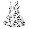 Girls Sleeveless Dress - Sketch of Minnie Mouse