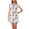 Short Sleeve Dress - Sketch of Minnie Mouse