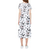 High Low Midi Dress - Sketch of Minnie Mouse