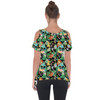 Cold Shoulder Tunic Top - Watercolor Lion King Jungle