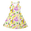 Girls Sleeveless Dress - Watercolor Tangled