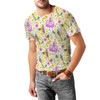 Men's Cotton Blend T-Shirt - Watercolor Tangled
