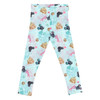 Girls' Leggings - Watercolor Minnie Mermaids