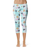 Sport Capri Leggings - Watercolor Minnie Mermaids