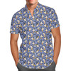 Men's Button Down Short Sleeve Shirt - Goofy