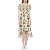 High Low Midi Dress - Minions Bananas