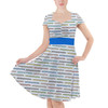 Sweetheart Midi Dress - Disney Monorail Rainbow