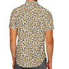 Men's Button Down Short Sleeve Shirt - Mouse Ears Animal Print