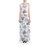 Flared Maxi Dress - Watercolor Cinderella