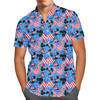 Men's Button Down Short Sleeve Shirt - Mickey's Fourth of July