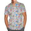 Men's Button Down Short Sleeve Shirt - The Epcot Experience