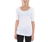 Longline Wide Neck Tee