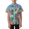 Kids' Button Down Short Sleeve Shirt - Its A Small World Disney Parks Inspired