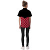 Kids' Button Down Short Sleeve Shirt - Minnie Rock The Dots