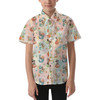 Kids' Button Down Short Sleeve Shirt - Mickey's Easter Celebration