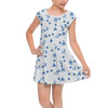 Girls Cap Sleeve Pleated Dress - Chez Remy