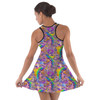 Cotton Racerback Dress - Figment Watercolor Rainbow