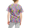 Youth Cotton Blend T-Shirt - Figment Watercolor Rainbow