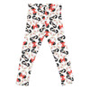 Girls' Leggings - Gone Overboard In White