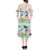 Strapless Bardot Midi Dress - Castaway Cay