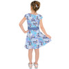 Girls Short Sleeve Skater Dress - Watercolor Eeyore