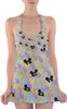 Halter Skirted Swimsuit - L - Pastel Mickey Ears Balloons Disney Inspired - READY TO SHIP