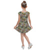 Girls Cap Sleeve Pleated Dress - The Emperor's New Groove Inspired