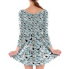 Longsleeve Skater Dress - Mine Mine Mine Seagulls Pixar Inspired