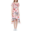 High Low Midi Dress - Valentine Mickey & Minnie