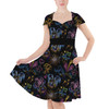 Sweetheart Midi Dress - Mickey and Minnie's Love in the Sky