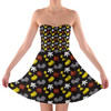 Sweetheart Strapless Skater Dress - Dress Like Mickey