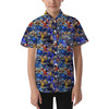 Kids' Button Down Short Sleeve Shirt - Fantasia