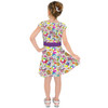 Girls Short Sleeve Skater Dress - Festival Of The Arts