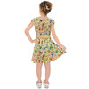 Girls Short Sleeve Skater Dress - Disney Sidekicks