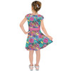 Girls Short Sleeve Skater Dress - Encanto's Mirabel