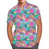 Men's Button Down Short Sleeve Shirt - Encanto's Mirabel