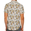 Men's Button Down Short Sleeve Shirt - Wall-E & Eve Sketched