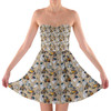 Sweetheart Strapless Skater Dress - Wall-E & Eve Sketched