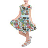 Girls Short Sleeve Skater Dress - Fish Are Friends Nemo Inspired