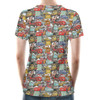 Women's Cotton Blend T-Shirt - Pixar Cars Sketched