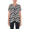 Cold Shoulder Tunic Top - Many Faces of Mickey Mouse
