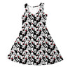 Girls Sleeveless Dress - Many Faces of Mickey Mouse