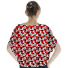 Batwing Chiffon Top - Many Faces of Minnie Mouse