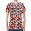 Women's Cotton Blend T-Shirt - Many Faces of Minnie Mouse
