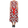 Belted Chiffon Midi Dress - Many Faces of Minnie Mouse